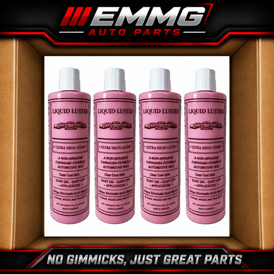 Liquid Lustre Pink  Automotive Car Wax 4-Pack 16oz