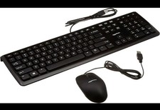 AMAZON BASICS WIRED KEYBOARD AND MOUSE COMBO