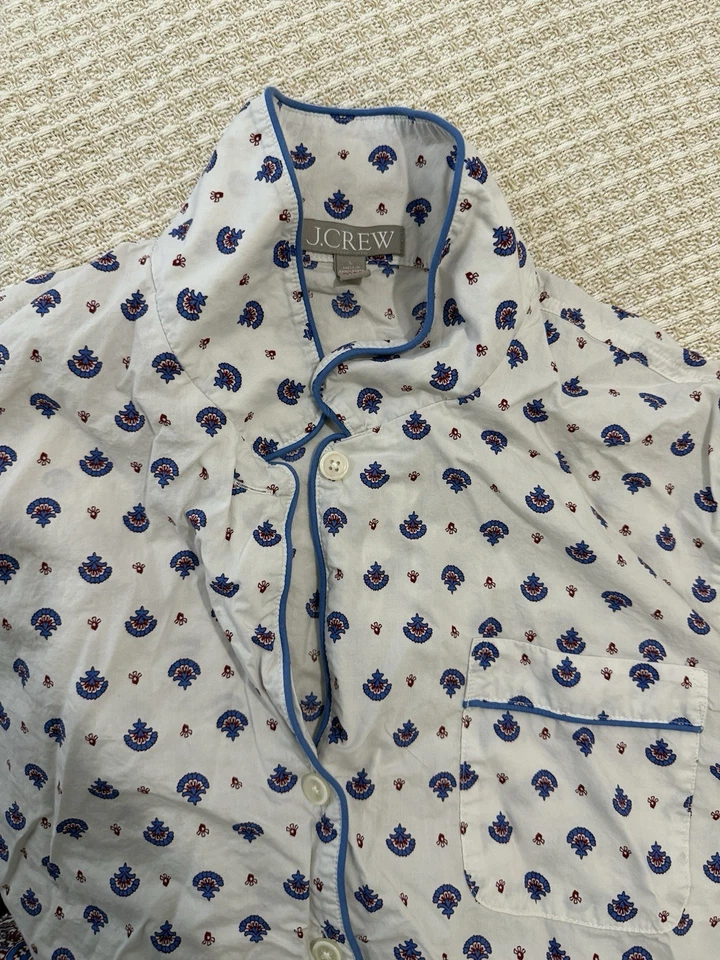 Juego de pijín grande de algodón a juego Jcrew para mujer Foto 2 de 4