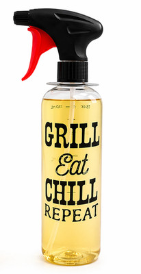 BBQ Expert Grill Eat Chill  1Piece 15 oz Empty Plastic Spray Bottle