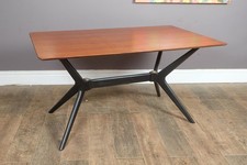 Vintage Retro G Plan Librenza Helicopter Plank Dining Table