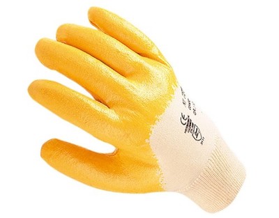 Nitril - Handschuhe gelb (Größe 10)