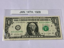 JANUARY 14, 1928   B 01141928 D               Birthday Note    #3