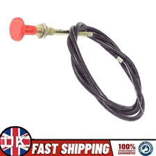 Universal Pull to stop Engine Fuel cut off cable Red 1545mm 1.5m 60" 60 inch HOT