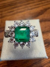 925 Sterling Silver Natural Mogok Myanmar Zir...