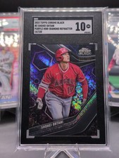 2023 Topps Chrome Black - Shohei Ohtani #2 Purple Mini-Diamond Refractor /150