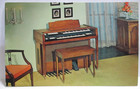 1960s ADVERTISING POSTCARD THE CONN MINUET ORGAN FERGUS FALLS MN — photo 1