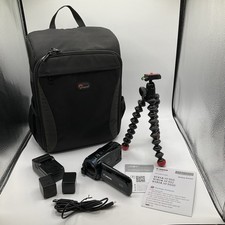 Canon VIXIA HF R62 HD Camcorder With LowePro Bag Joby Tripod Batteries Charger