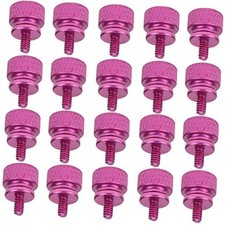 20 Pieces 6-32 Thread, Pink Color Anodized Aluminum Computer Pink (20 Pieces)