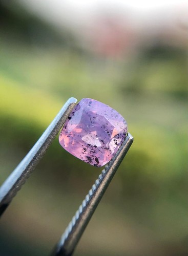 1.80 Ct Natural Pink Sapphire Cushion Cut Untreated Afghan Corundum Gemstone - Picture 3 of 12
