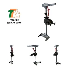 Kayak Series 36lb Thrust Transom Mounted Saltwater Electric Trolling Motor w/...