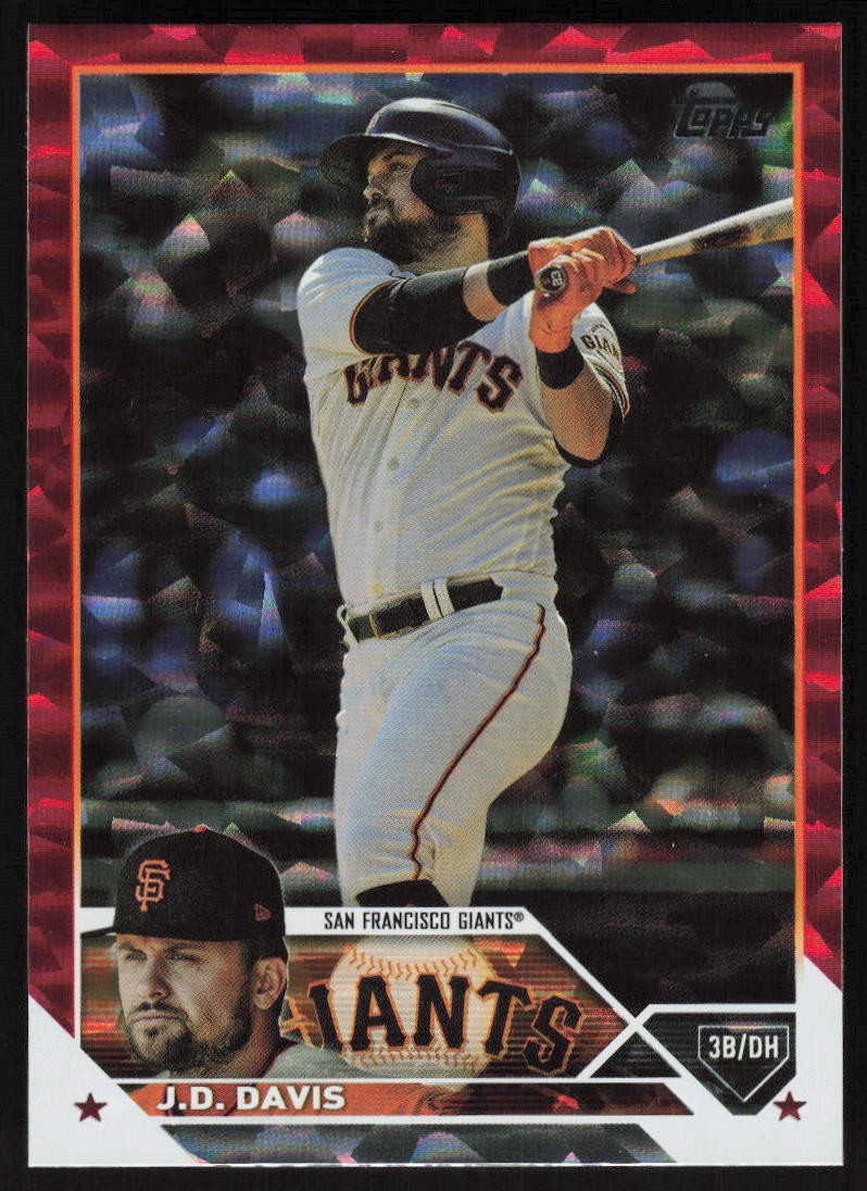 2023 Topps Red Foil /199 JD Davis #335 San Francisco Giants