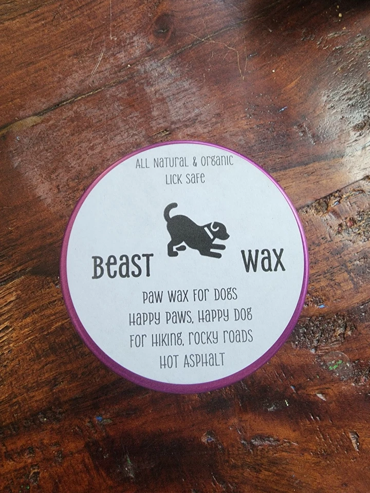 Protección natural para patas de perro con cera de bestia 2 oz para senderismo, actividades al aire libre Foto 3 de 4