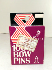 Vtg Pixie Bow Pins Make Your Own Custom Bows NEW 100 Pins Bow Maker Refill