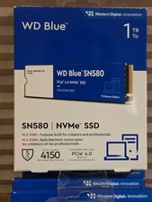 Western Digital WD Blue SN580 1TB M.2 NVMe Internal SSD