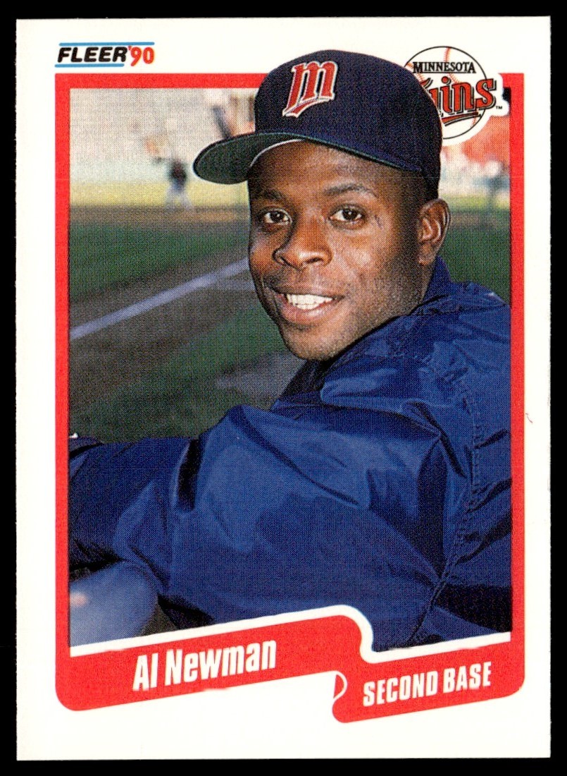 1990 Fleer Al Newman Minnesota Twins #382