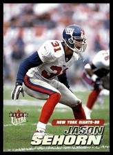 2001 Ultra Jason Sehorn New York Giants #250