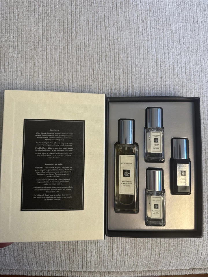 Jo Malone 伦敦白苔藓雪花香味配对系列 4 件套香水套装 — 第 2/3 张图片