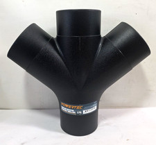 POWERTEC 3-Way Dust Collection Fitting Y Shaped for 4 inch Hose & Cuff (70275V)