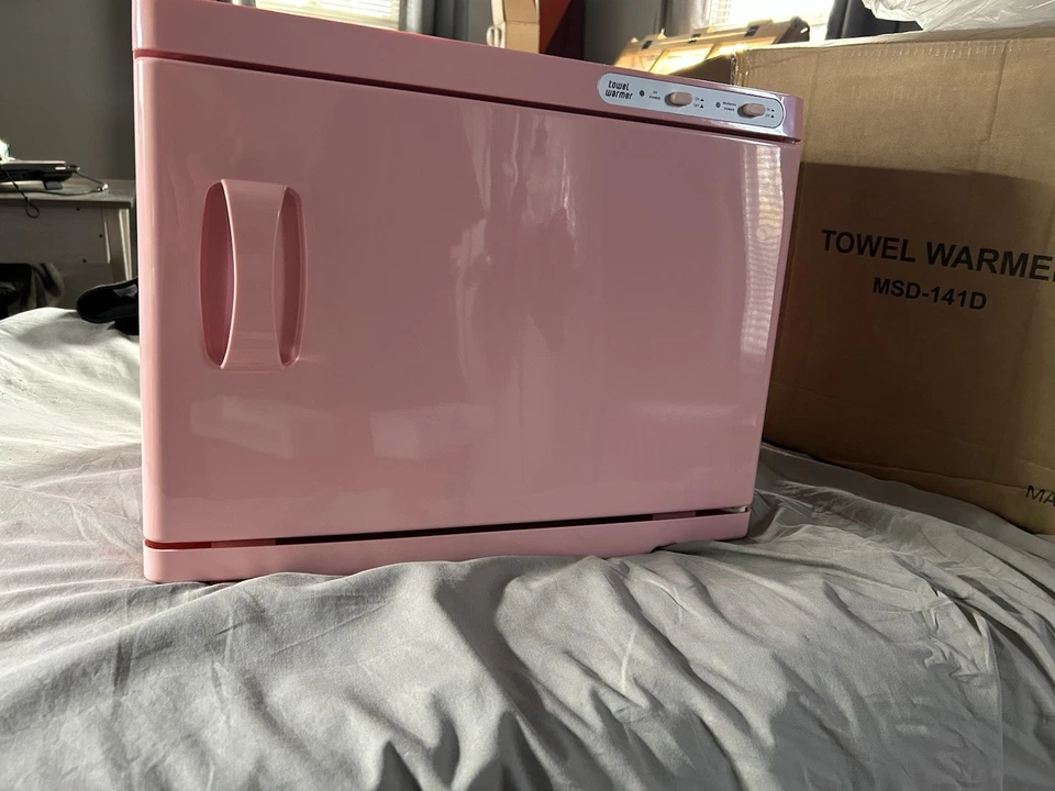 Brandneu Rosa 23 Liter Heißer Handtuchwärmer mit herausnehmbarem Innentablett - Bild 2 von 4