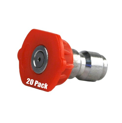 #ad 20 Pack Erie Tools Pressure Washer 1 4quot; Quick Connect 0 Degree 5.5 Nozzles $47.99