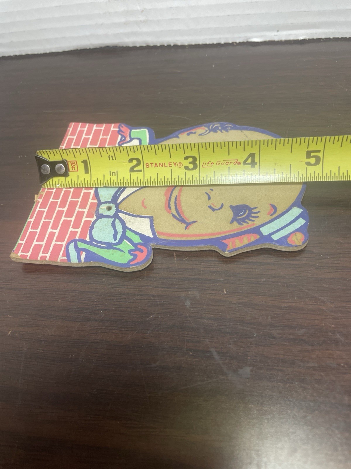 Vintage 3 Humpty Dumpty Standing Cardboard Sitting On Wall 3 Collectible Pieces