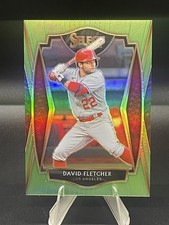 2021 Panini Select Premier Neon Green Prizm /99 David Fletcher #174 Book End FOP