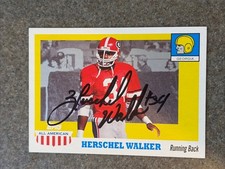 Herschel Walker Signed 2003 Topps All American IPA JSA COA  #51 Georgia Auto