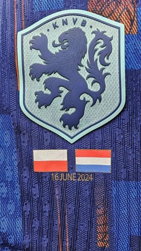 Memphis Depay 10 Holland Euro 2024 Away - Match Worn Shirt Signed | Hairband - Picture 13 of 15