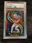 Drake Maye 2024 Select Rookie #113 Black & Red Shock Premier Level PSA 8