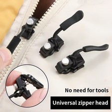 3-60Pcs Universal Zipper Repair Kit Quick Instant Detachable Zipper Head Slider