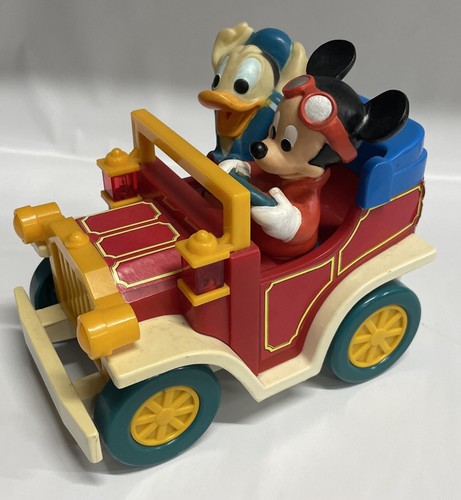 Illco giocattolo vintage Disney Mystery Action Car Topolino Paperino Bump & Go - Foto 3 di 9
