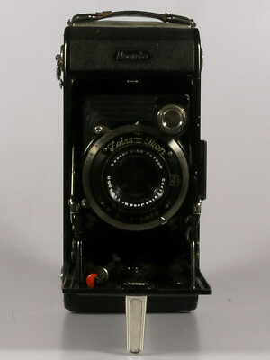 PRL) ZEISS IKON IKONTA FOTOCAMERA ANALOGICA FOLDING TESSAR 4.5/12