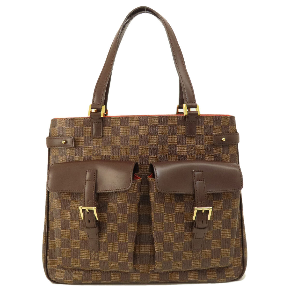 LOUIS VUITTON N51128 Uzes Damier Ebene Canvas Tote Bag-image
