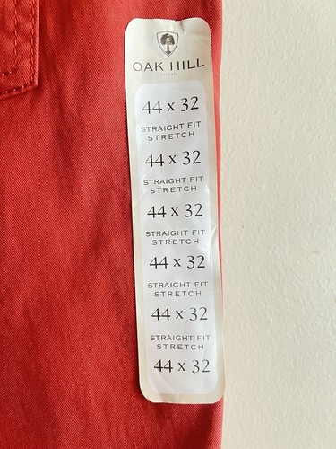 Oak Hill Red Comfort Stretch Moisture Wicking Pants 44x32 Pants - Picture 3 of 8