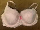 Victoria Secret Women’s Bra 36D Pink Lace White Convertible Lined Demi Body VS — photo 1
