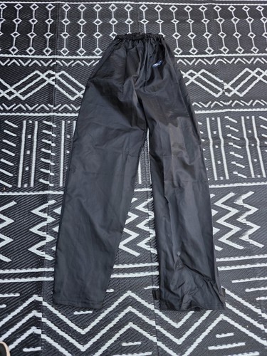 VINTAGE Stohlquist Men's DRY PANTS Paddling Pants LARGE Black Fishing Kayaking