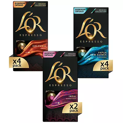 L'Or 100 Capsule Caffè Variety Pack Origini - Compatibili Nespresso®* original