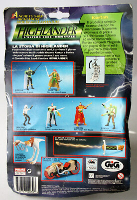 VINTAGE 1996 HIGHLANDER THE ANIMATED SERIES KORTAN FIGURE PRIME