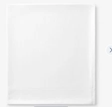 Legends Hotel White Supima Cotton WF Sateen King Flat Sheet New