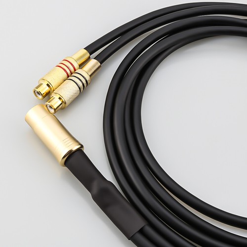 Cable de cobre OCC chapado en oro 5 pines Din a 2 RCA hembra HiFi Audio RCA cable fono - Imagen 6 de 9