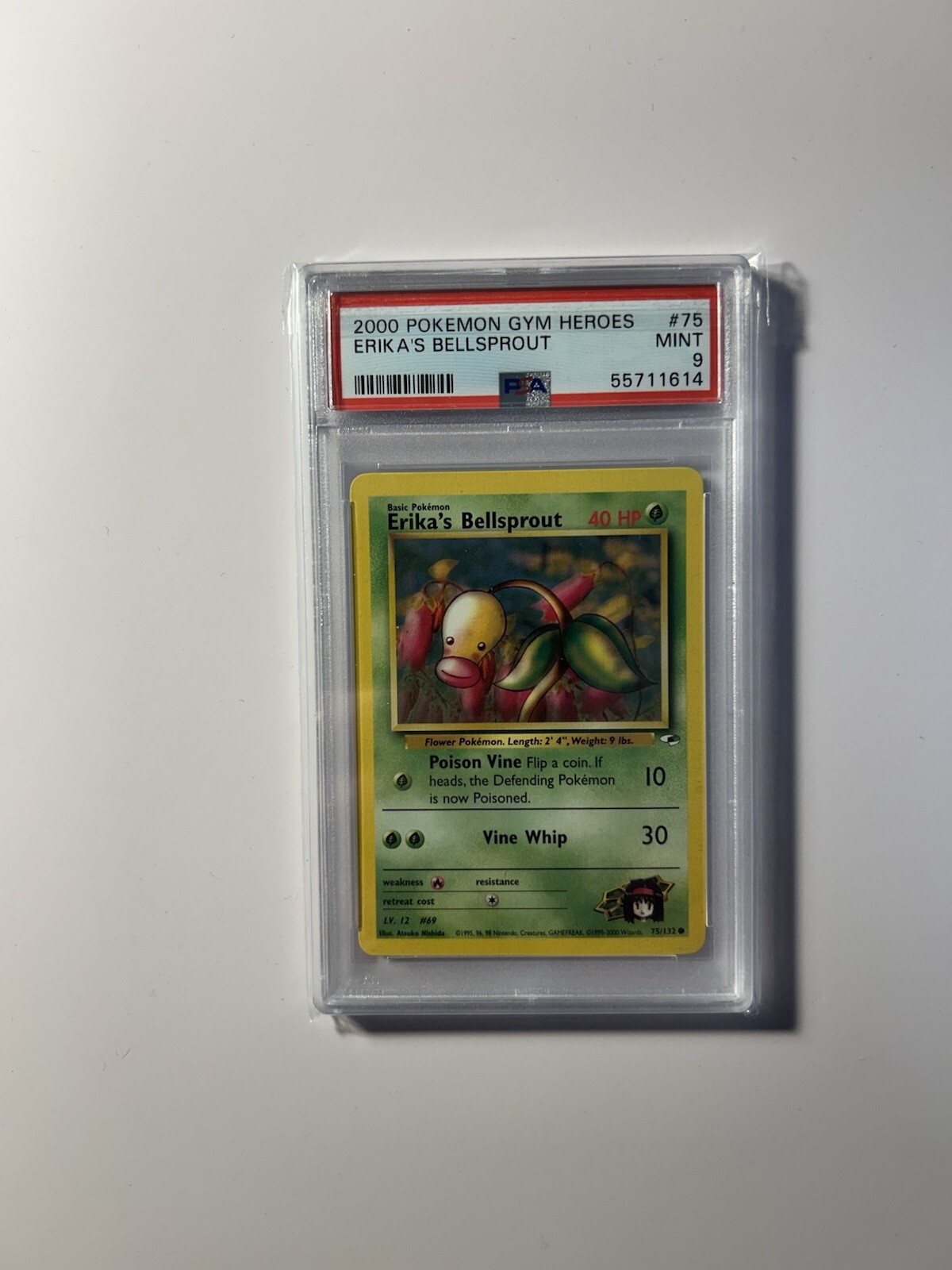 Erika's Bellsprout 075/132 Gym Heroes Regular