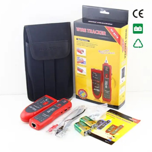 Network Ethernet Cable Tracer Lan Tester RJ11 RJ45 CAT5CAT6 Wire Detector Finder - Photo 5/6