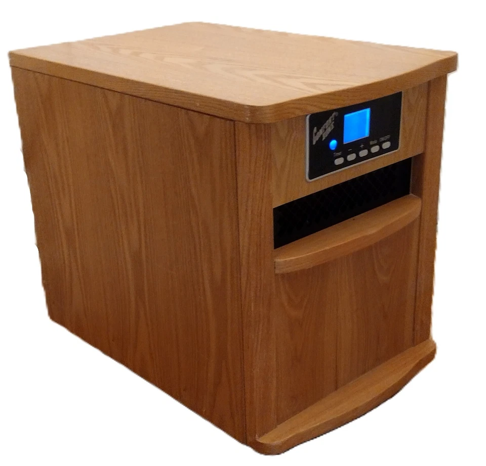 Calentador de cuarzo infrarrojo CZ2011 Comfort Zone® Deluxe acabado roble Foto 2 de 4