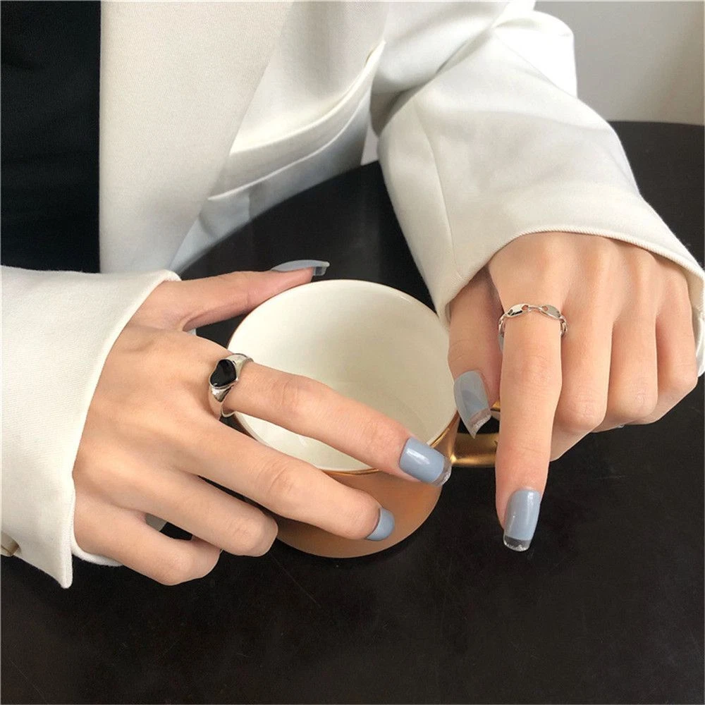 3Pcs Rings for Women Girl Stacking Stackable Band Thumb Pointer Finger Ring  Gift | eBay