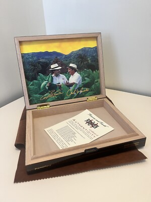 EMPTY Arturo Fuente Opus X Boxes & Dustbag - El Scorpion 2021