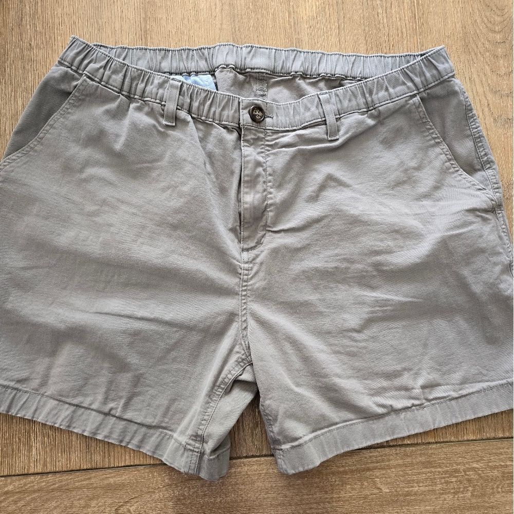 CHUBBIES Grey Khaki Cotton Blend Sz XXL 5.5 Inseam Mens Casual Shorts