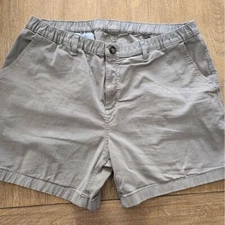 CHUBBIES Grey Khaki Cotton Blend Sz XXL 5.5 Inseam Mens Casual Shorts