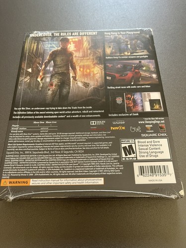 Sleeping Dogs Definitive Edition (Xbox One) - Artbook & Dust Sleeve - NEW/SEALED - Picture 2 of 3
