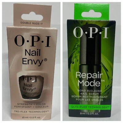 OPI Nail Envy Double Nude-Y Strengthener Tri-Flex Technology 15ml & Repair Mode